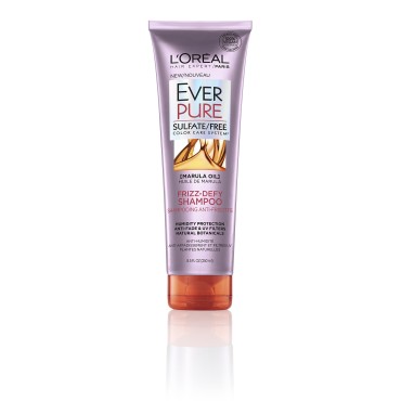 L'Oréal Paris EverPure Sulfate Free Frizz Defy Shampoo, 8.5 fl. oz.