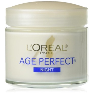 L'Oreal Paris Skin Care Age Perfect Cell Renewal Night Cream Bonus Pack, 3.4 Ounce