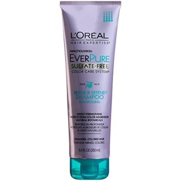 L'Oreal Paris Hair Care Expertise Ever Pure Repair and Defend Shampoo, 8.5 Fluid Ounce