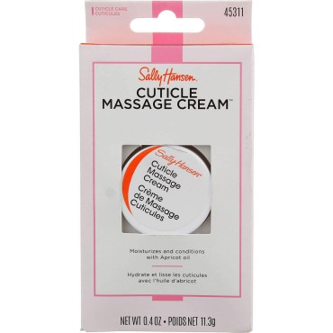 Sally Hansen Cuticle Massage Cream 0.4 Ounce (12ml) (6 Pack)