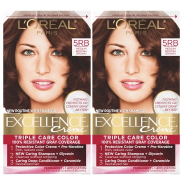 Excellence Creme Hair Colour 6 Natural Light Brown