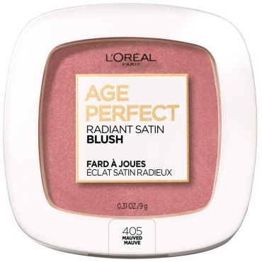 L’Oréal Paris Age Perfect Radiant Satin Blush with Camellia Oil, Mauved