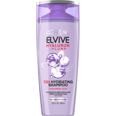 Elvive Hyaluron + Plump Hydrating Shampoo, Paraben-Free