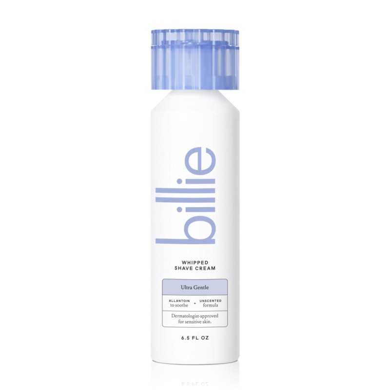 Billie Whipped Shave Cream - Ultra Gentle Protection - Fragrance-Free & Dermatologist-Approved - Designed for Sensitive Skin - 6.5 fl oz