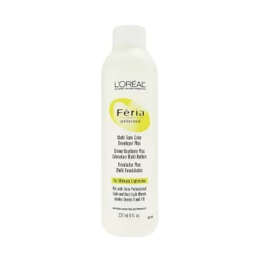 Loreal Feria Developer Plus Multi-Tone 8 Ounce(Lev 9-10) (235ml)