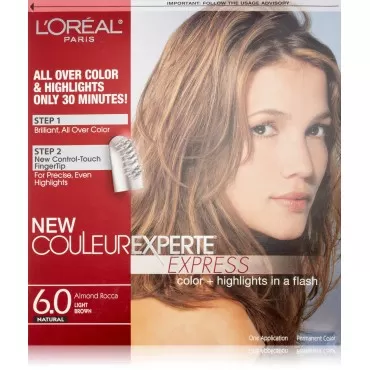 L'Oreal Paris Couleur Experte Color + Highlights in a Flash, Light Brown - Almond Rocca