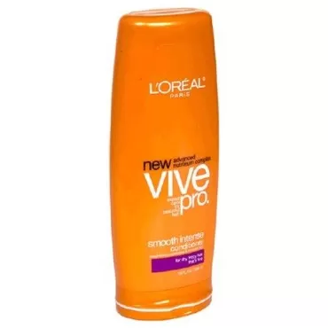 L'Oreal Vive Pro Conditioner, Smooth Intense, for Dry, Frizzy Hair that's Fine, 13-Ounce Bottles (Pack of 6)