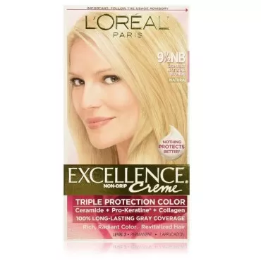 L'oreal Paris Excellence Creme Triple Protection Color, Natural Lightest Blonde 9 1/2 Nb