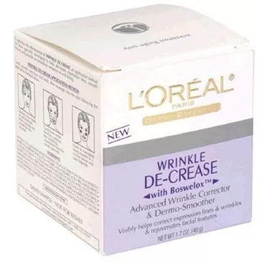 L'Oreal Dermo-Expertise Wrinkle De-Crease with Boswelox Advanced Wrinkle Corrector & Dermo Smoother 50ml/1.7oz