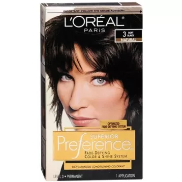 Superior Preference Fade-Resistant Conditioning Colorant, Level 3 Permanent, Soft Black/Natural 3 (Pack of 3)
