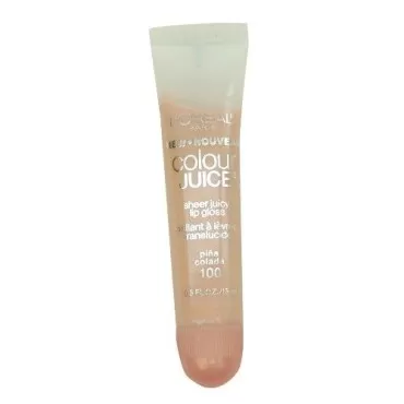 L'Oreal Colour Juice Lip Gloss, Sheer Juicy, Pina Colada 100