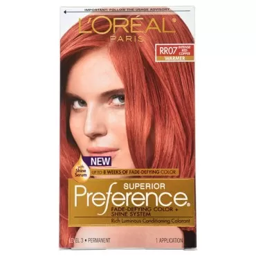 L'Oreal Superior Preference, RR07 Intense Red Copper Warmer 1 ea