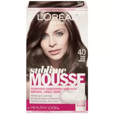 L'oreal Paris Sublime Mousse By Healthy Look, Pure Dark Brown