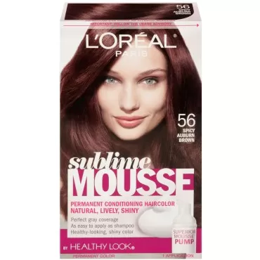 L'oreal Paris Sublime Mousse By Healthy Look, Spicy Auburn Brown