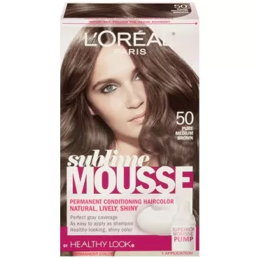 L'oreal Paris Sublime Mousse By Healthy Look, Pure Medium Brown