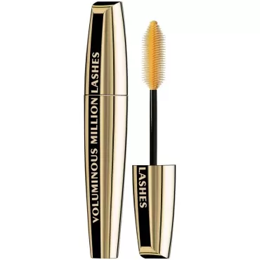 L’Oreal Paris Makeup Voluminous Million Lashes Mascara, Volumizing Collagen Infused Eye Makeup, Amplifying Mascara Brush, Washable, Black, 0.32 Fl Oz., 1 Count