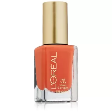 L'Oreal Colour Riche Nail Polish, L'orange, 0.39 Fluid Ounce