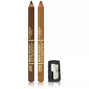 L'Oreal Paris Brow Stylist Duet, 350 Blonde, 0.56 Ounce
