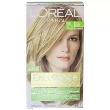 Loreal Paris Excellence To Go Hair Color 7 1/2A Medium Ash Blonde 2 Pack