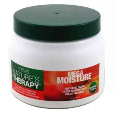 Loreal Natures Therapy Mega Moisture Crème, 16 Ounce (Pack of 6)