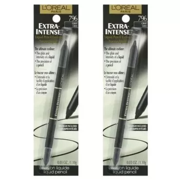 Loreal Paris Extra Intense Gray 796 Liquid Pencil Eyeliner -- 2 per case.