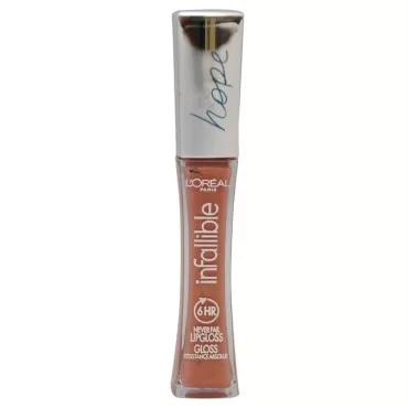 L'Oreal Paris Infallible Never Fail Lip Gloss, The color of HOPE Edition (799 Hopeful)