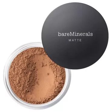 bareMinerals Original Matte Loose Mineral Foundation SPF 15, Powder Foundation Makeup, Buildable Coverage, Reduces Shine, Talc Free Foundation, Vegan