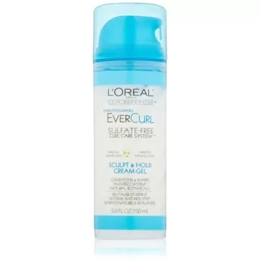 L'Oreal Paris EverCurl Sculpt and Hold Cream Gel, 5.0 Fluid Ounce