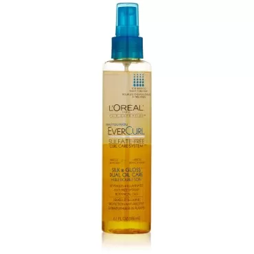 L'Oreal Evercurl Silk and Gloss Dual Oil Care, 6.1 Fluid Ounce