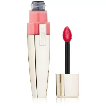 L'Oreal Paris Colour Caresse Wet Shine Lip Stain, Rose On And On, 0.21 Ounces