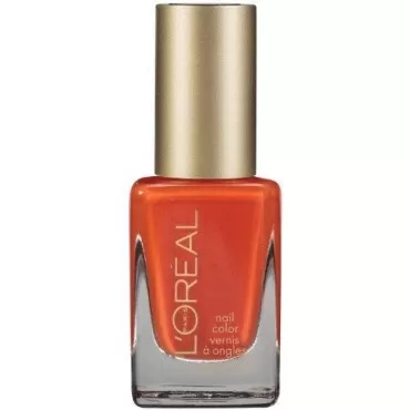 L'Oreal Colour Riche Nail Polish, #410 L'orange - 0.39 Oz, Pack of 2