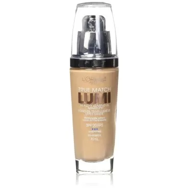 L'Oreal Paris True Match Lumi Healthy Luminous Makeup, C4 Shell Beige, 1 fl; oz.