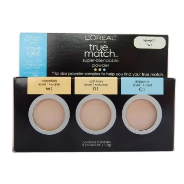 L'oreal Paris True Match Super-blendable Powder, Level 1 Fair