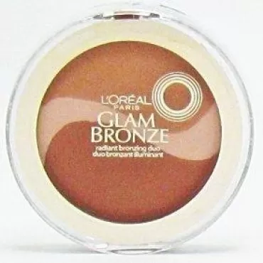 (2 Pack) L'oreal Paris Glam Bronze Radiant Bronzing Duo #350 Glistening Glow