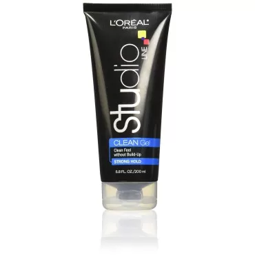 L'Oreal Paris Studio Line Clean Gel, Strong Hold, 6.8 Fl Oz (Pack of 3)