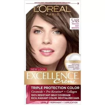 L'Oreal Excellence Creme, 5AB Mocha Ash Brown 1 ea