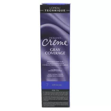 Loreal Excellence Creme Color #7 Dark Blonde 1.74 Ounce (51ml) (3 Pack)