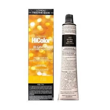 Loreal Excellence Hicolor H13 Tube Natural Blonde 1.74 Ounce (51ml) (3 Pack)
