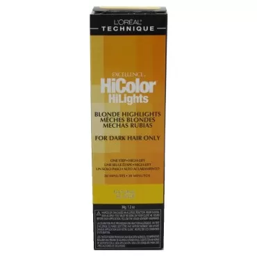 Loreal Excellence Hicolor Hilights Natural Blonde 1.2 Ounce (35ml) (3 Pack)