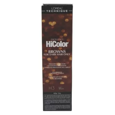 Loreal Excel Hicolor H03 Tube Soft Brown 1.74oz (3 Pack)