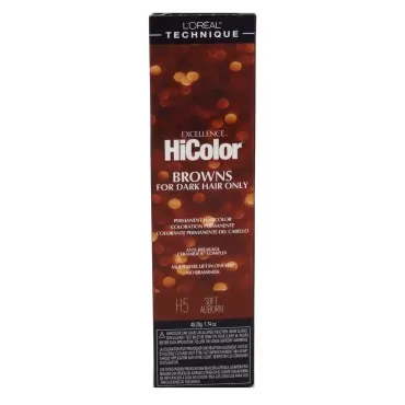 Loreal Excellence Hicolor H05 Tube Soft Auburn 1.74 Ounce (51ml) (3 Pack)