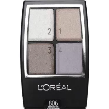 L'oreal Wear Infinite Eye Shadow Quad, Canyon Stone 806 (3 pack)