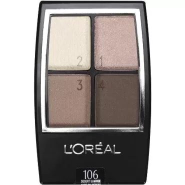 L'oreal Wear Infinite Eye Shadow Quad, Desert Sunrise 106 (3 pack)