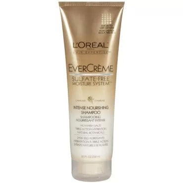 Loreal Shampoo Evercreme Sulfate-Free Nourish 8.5 Ounce (251ml) (3 Pack)