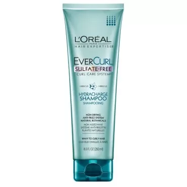 L'Oreal Paris Evercurl Hydracharge Shampoo, 8.5 Fluid Ounce (Pack of 3)