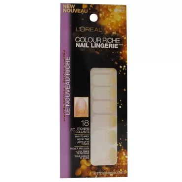 NEW L'Oreal Paris Limited Edition Colour Riche Nail Lingerie, Elite Chic 703 (2 PACK)