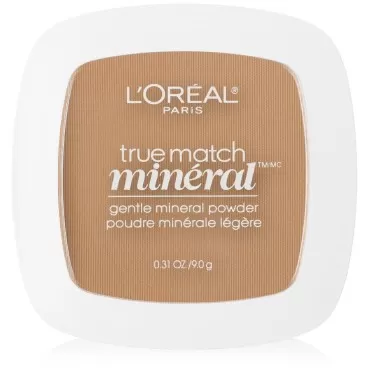 L'Oreal Paris True Match Mineral Pressed Powder, Sand Beige, 0.31 Ounce