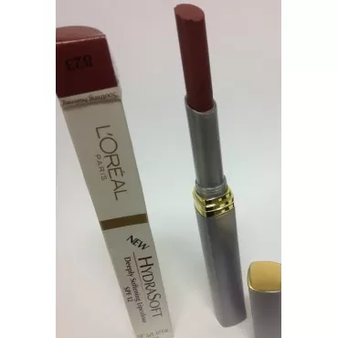 L'oreal Hydrasoft Deeply Softening Lipcolor Lipstick - Soothing Nutmeg #823 Full Size.
