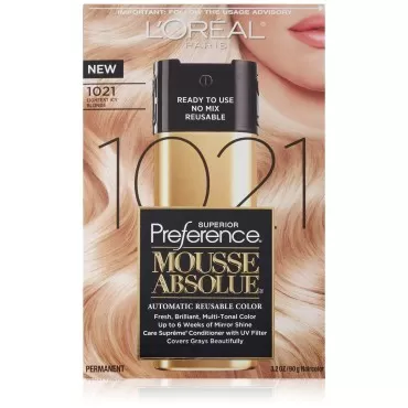 L'Oreal Paris Superior Preference Mousse Absolue, 1021 Lightest Icy Blonde