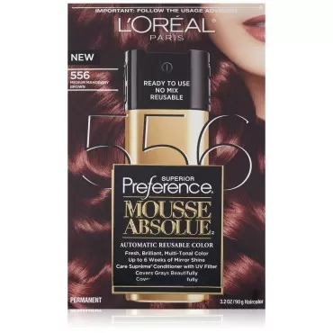 L'Oreal Paris Superior Preference Mousse Absolue, 556 Medium Mahogany Brown